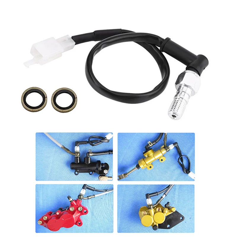 M10x1.25 Motorcycle Hydraulic Brake Pressure Rear Light Switch Hollow Bolt Motocicleta Accessories