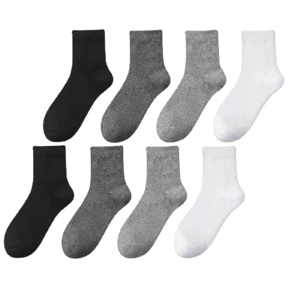 فستان رجالي متوسط الساق لأحذية العمل، ناعم ومسامي، ملابس دائرية عامة، جوارب كاجوال للرجال، جوارب رياضية #2