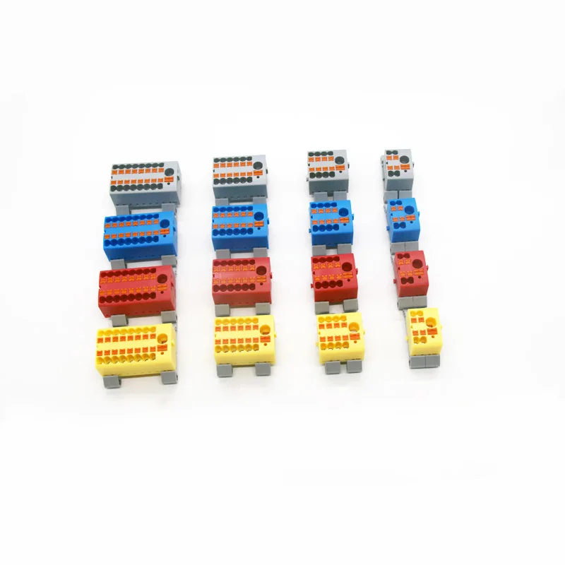 Fixed Modular Wire Connectors Compact Splicing Lighting Push-in Multi Link Terminal Block 1 in Multiple Out 225 Series 1Pc