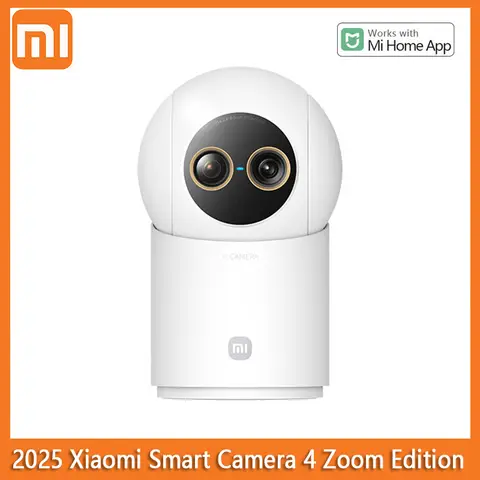 Xiaomi Smart Camera 4 9X Zoom Edition Baby Pet AI Facial Recognition Gesture Call Two-way Voice For Mi Home APP 2025 NEW