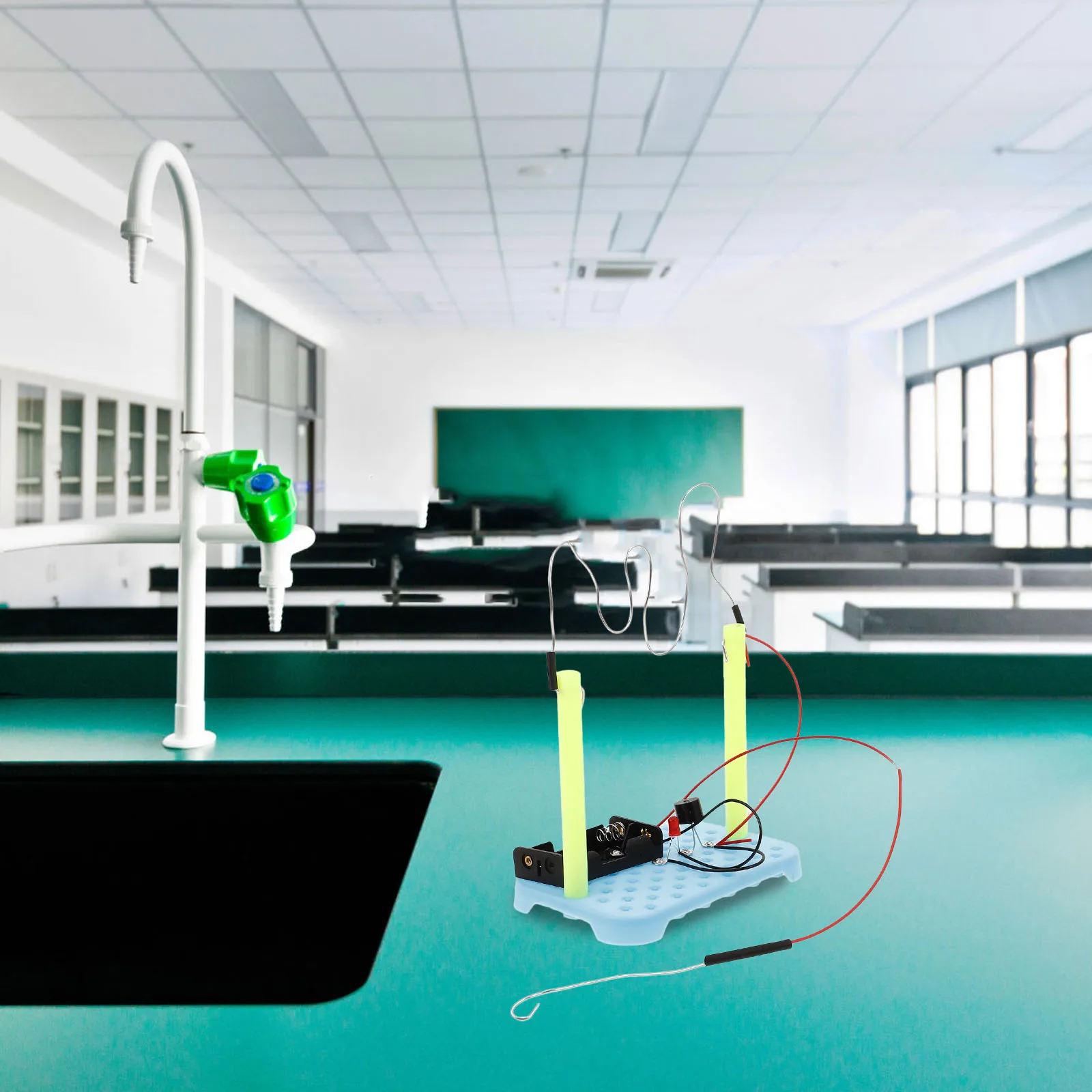 

Physical Circuit Teaching Aids Experiments Educational Toys Science Kit for Electronic Student