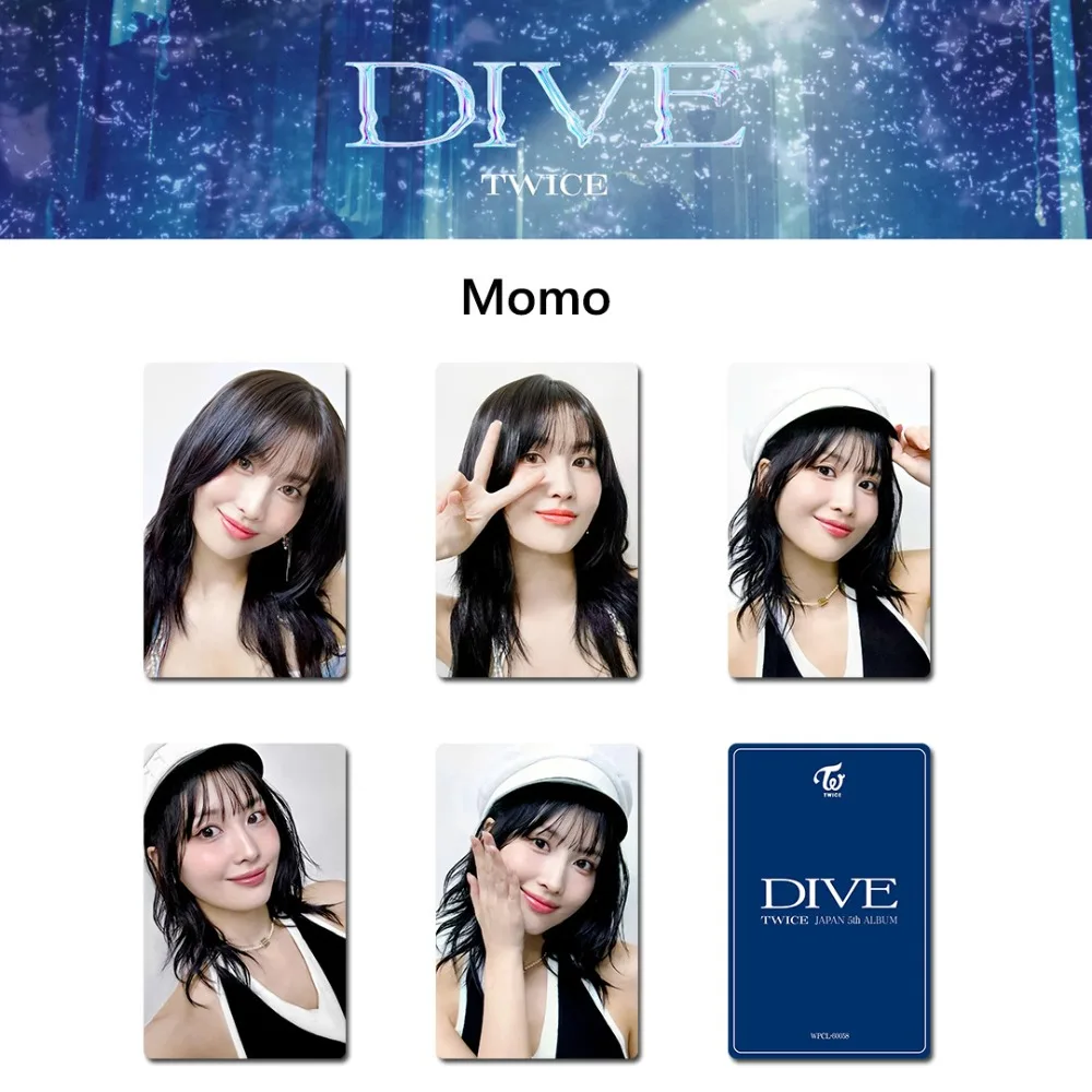 Kpop Twice New Album DIVE LOMO Card Photocard Yujin Gaeul Wonyoung LIZ Rei Leeseo Small Card Gift Fans Collection