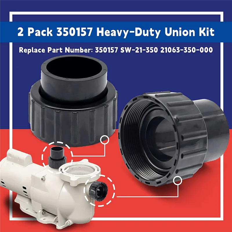 Unión de YLS-350157 para bomba de piscina Pentair Superflo Unión para Pentair Superflo para Pentair Superflo y Superflo piscina de velocidad Variable P