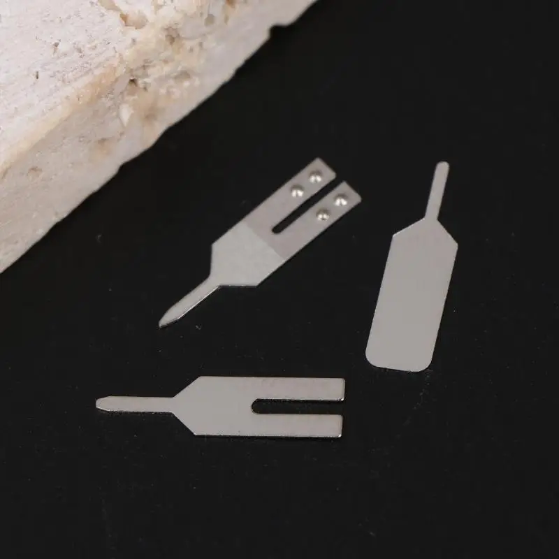 100Pcs/lot Stainless Steel Battery Spot Welding Pads Positive And Negative Pole Connection Pads Battery Pins
