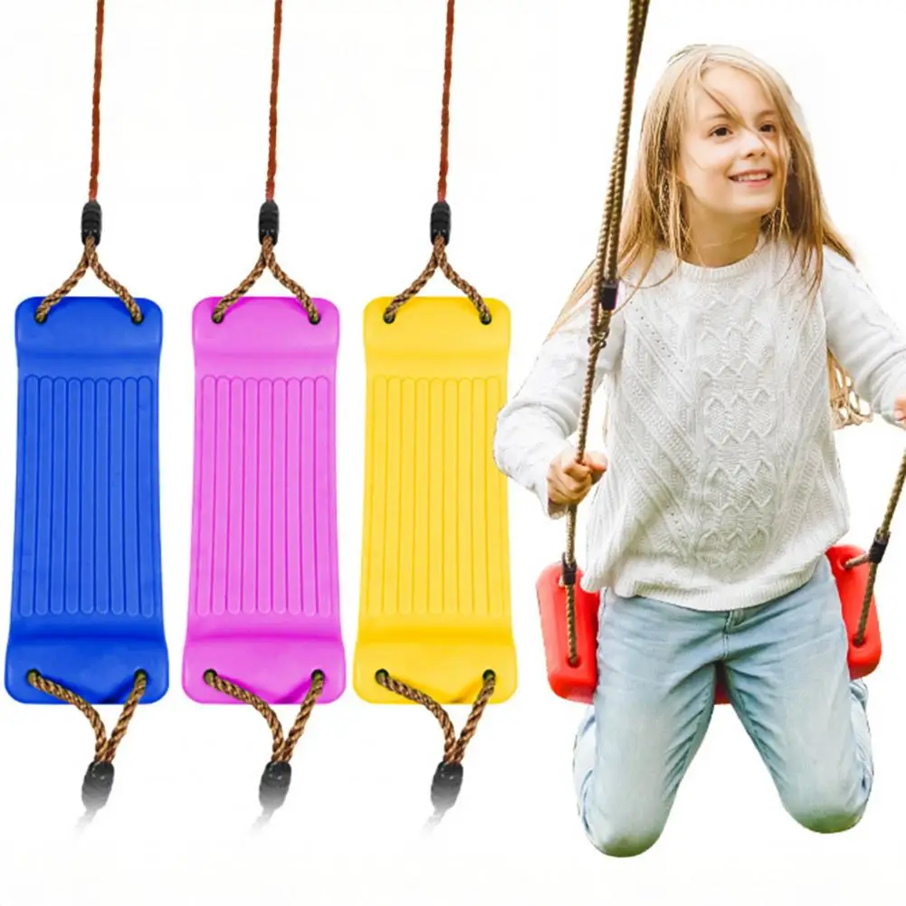 Kids Swing Seat with Adjustable Rope Accessories Heavy Duty Non-slip Children Playground Garden Yard Patio Hanging Swing Set