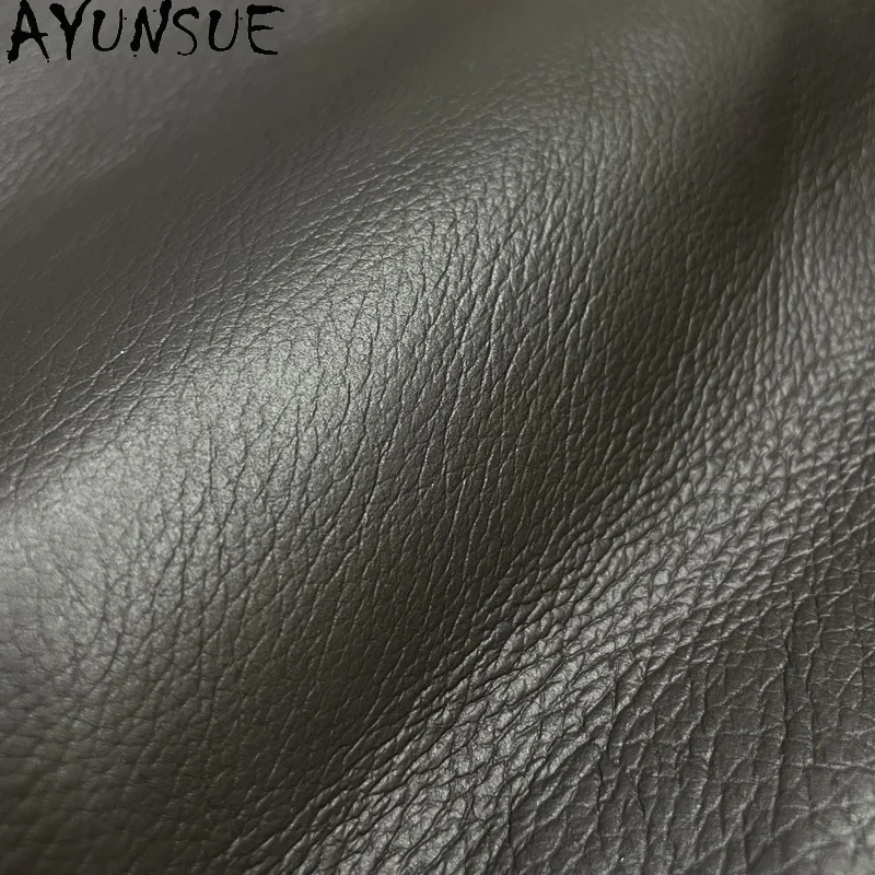 AYUNSUE Natural Sheepskin Fur Coat Women Luxury Clothing Female Mid-length Real Leather Jacket Winter Jackets 2025 Шуба Женская