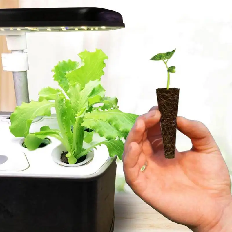 5/20 pcs Garden Planting Grow Sponge Seed Starter Pods Garden Planting Hydroponic Plug Soil Block Maker (Seeds Are Not Included)