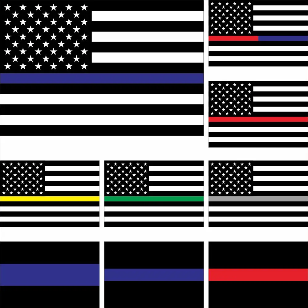 USA United States Police Thin Blue Line Flag 90x150cm 3x5ft US American Flags and Banners