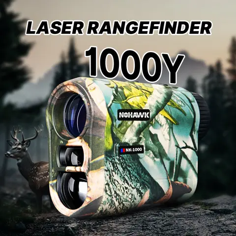 Nohawk Hunting Rangefinder 1000M 다기능 거리 측정기, USB-C 충전 단안 망원경, 사냥 및 골프용