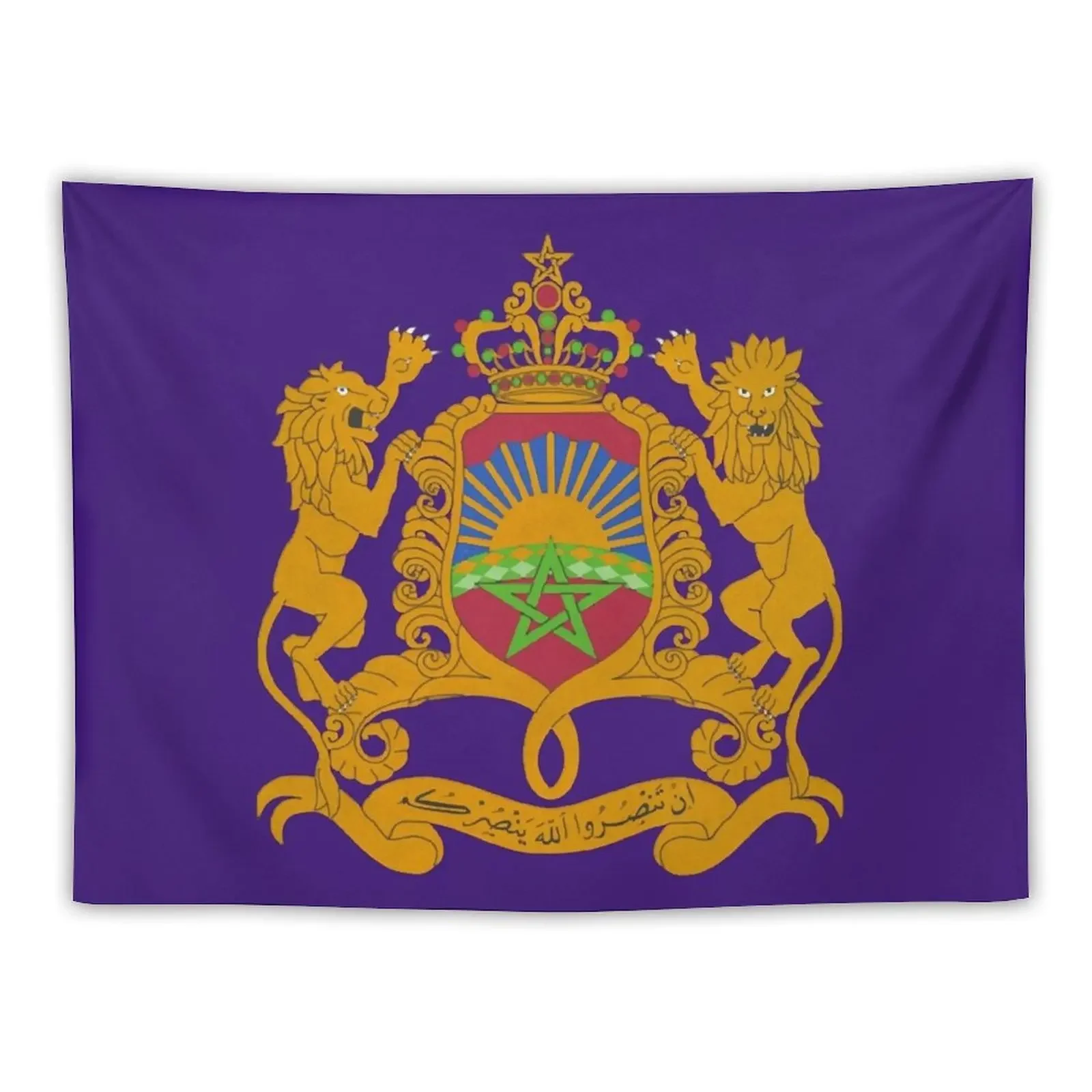 

Morocco coat of arms Tapestry Aesthetic Room Decorations Bedroom Decor Tapestry