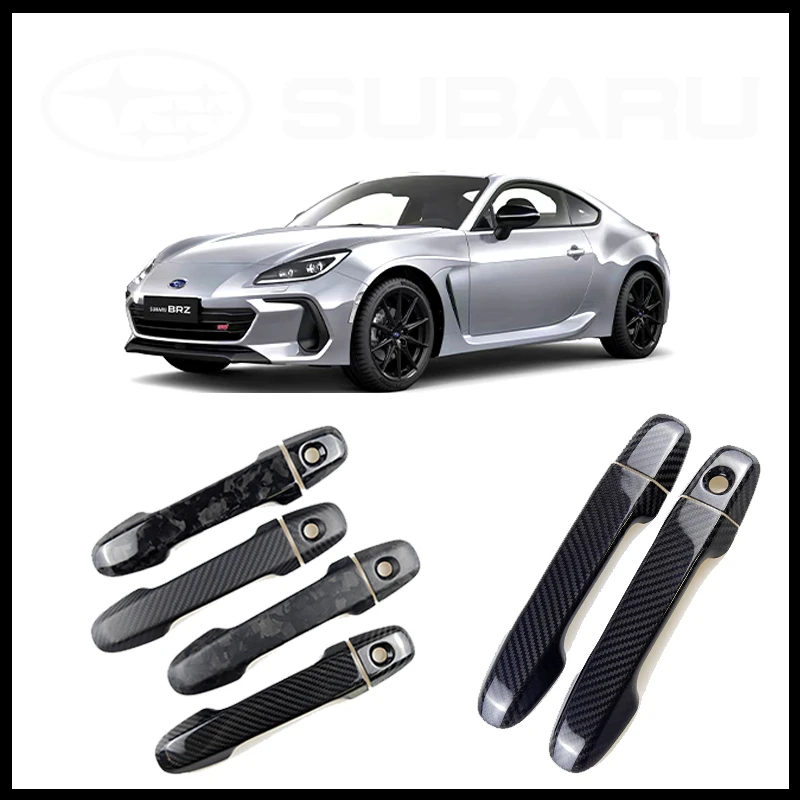 

Совершенно новое обновление, роскошный гоночный стиль, настоящее сухое углеродное волокно, защита от ультрафиолета, крышка дверной ручки для Subaru BRZ (1 компл./4 шт.)