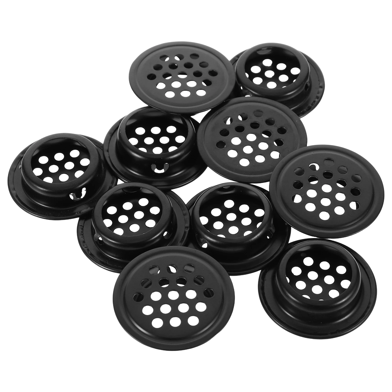 

10pcs Cabinet Ventilation Cover Breathable Stainless Steel Mesh Panel Door Air Vents Grille Circular Office Exhaust