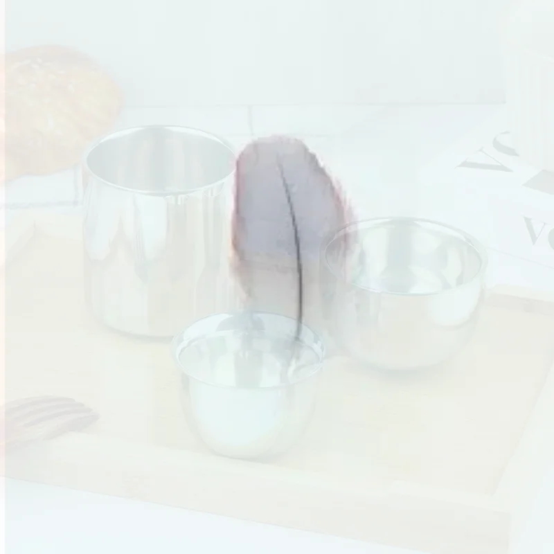 1PC Doppel Schicht Wein Tassen Edelstahl Wärme Isolierte Abgerundete Trinkbecher Für Home Office Tee Getränke Getränke Tassen