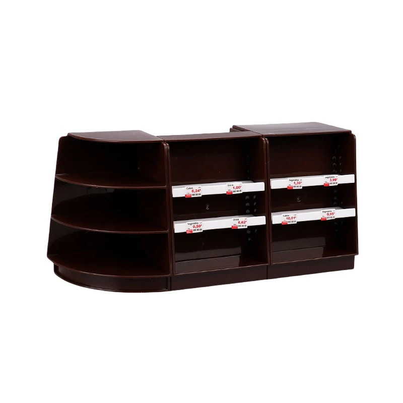 Dollhouse Miniature Supermarket Empty Shelf Mini Display Stand Storage Rack Model Toy Decor