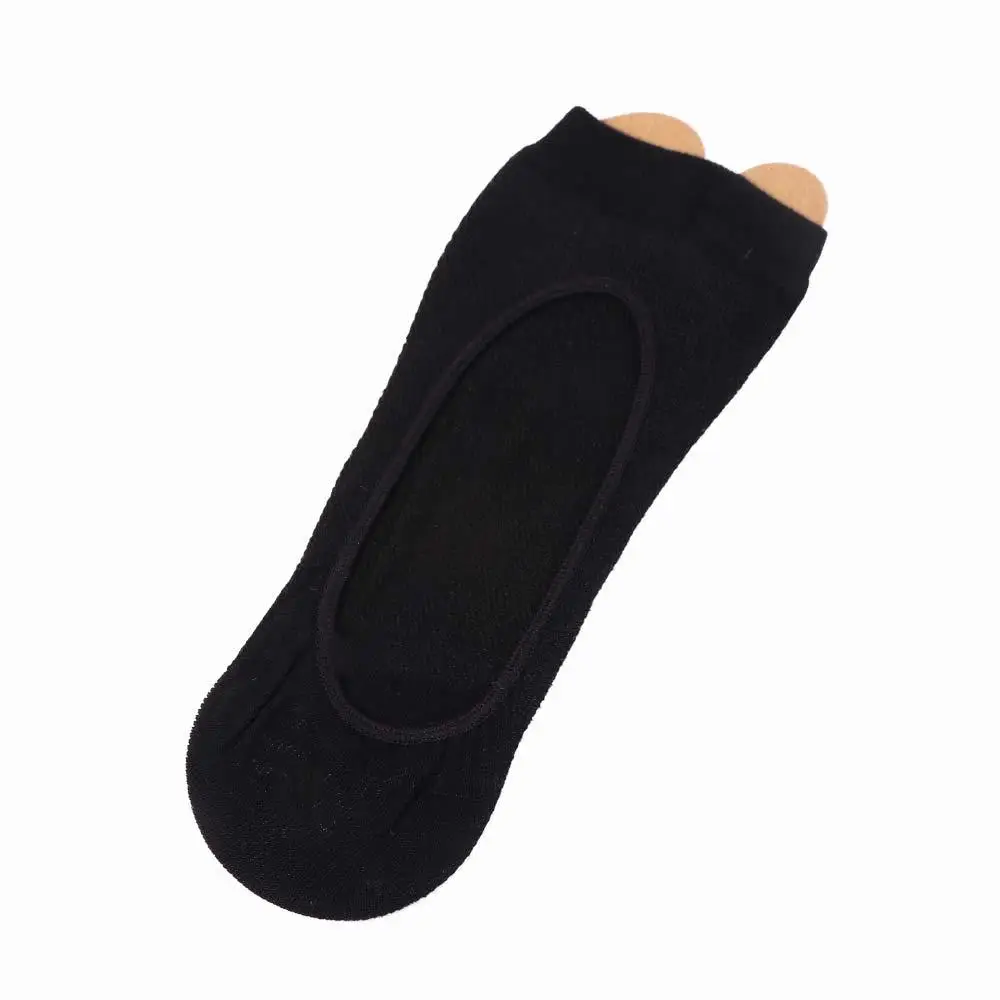 

Breathable Short Socks Simple Candy Color Yoga Split Toe Socks Cotton Hosiery Women Toe Socks Two-finger Socks Fish Mouth Socks