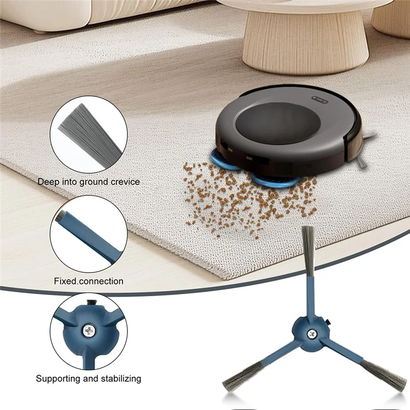 A24P para Eufy Omni C20 Robot repuestos de aspiradora limpiador cepillo lateral principal filtro paño de mopa bolsa de polvo Accesorios