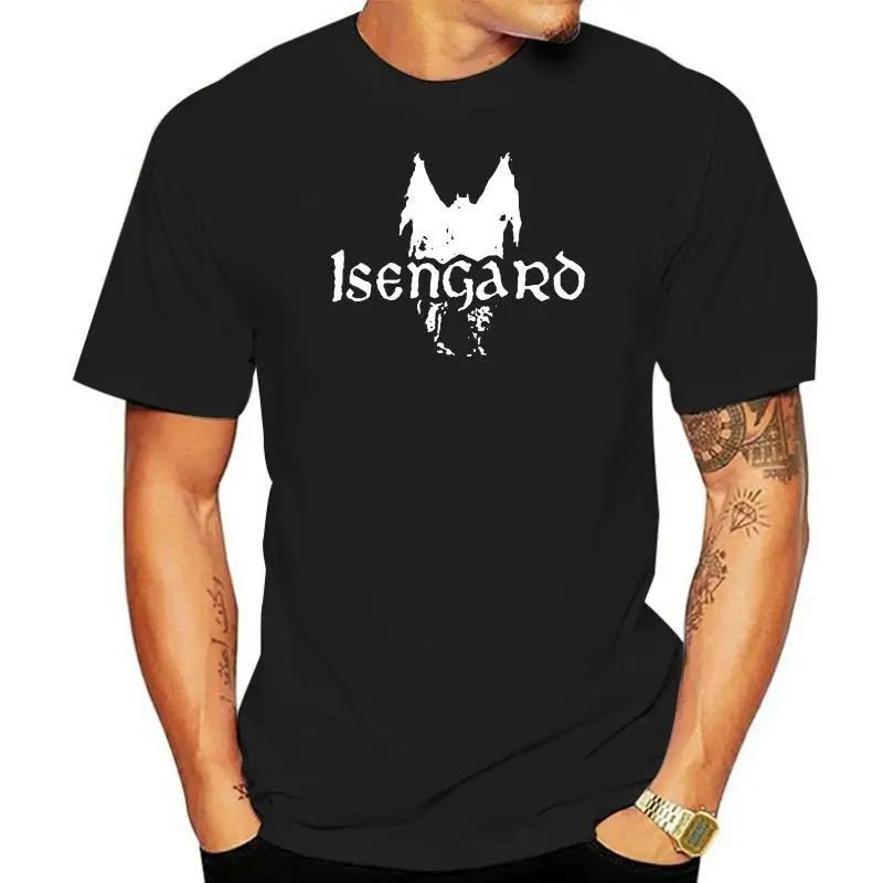 New Isengard Black Metal Band Logo Men'S Black Tee T-Shirt Usa Size S-3Xl Fq1 Streetwear Tee Shirt