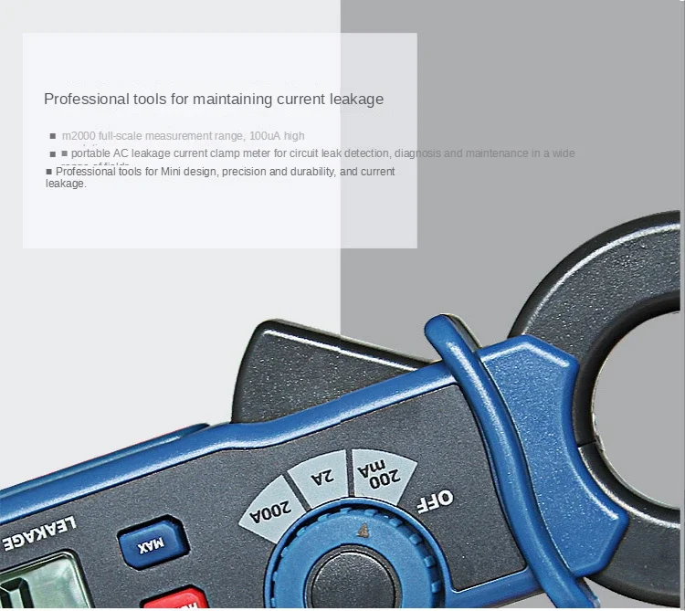 DT-9810 mini testador de vazamento automático amme ter medidor de corrente display digital multímetro digital manutenção doméstica