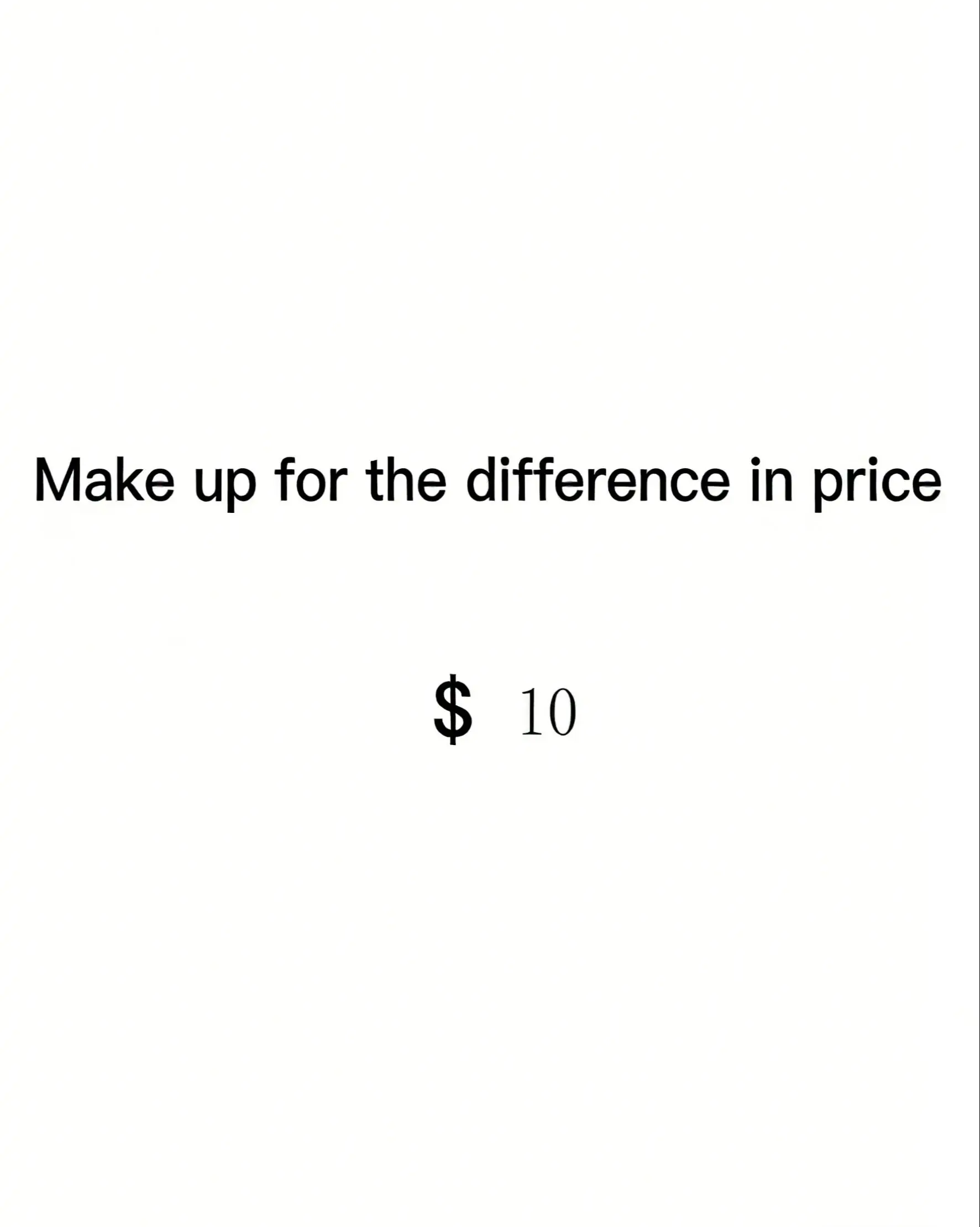 Delivery Fee, Customization Fee, Tariff, Price Difference