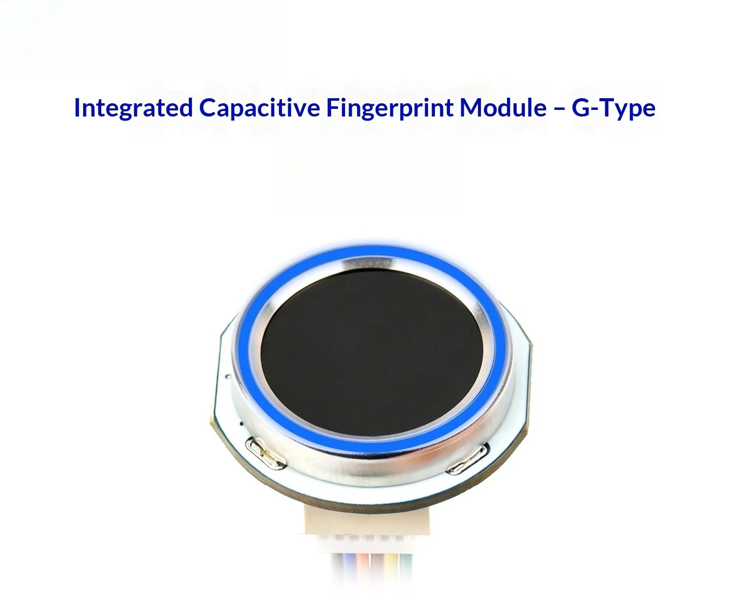 Capacitive Fingerprint Sensor Module Development Board with Ring LED, UART TTL, 1000-Print Storage, 508 DPI for Access Control