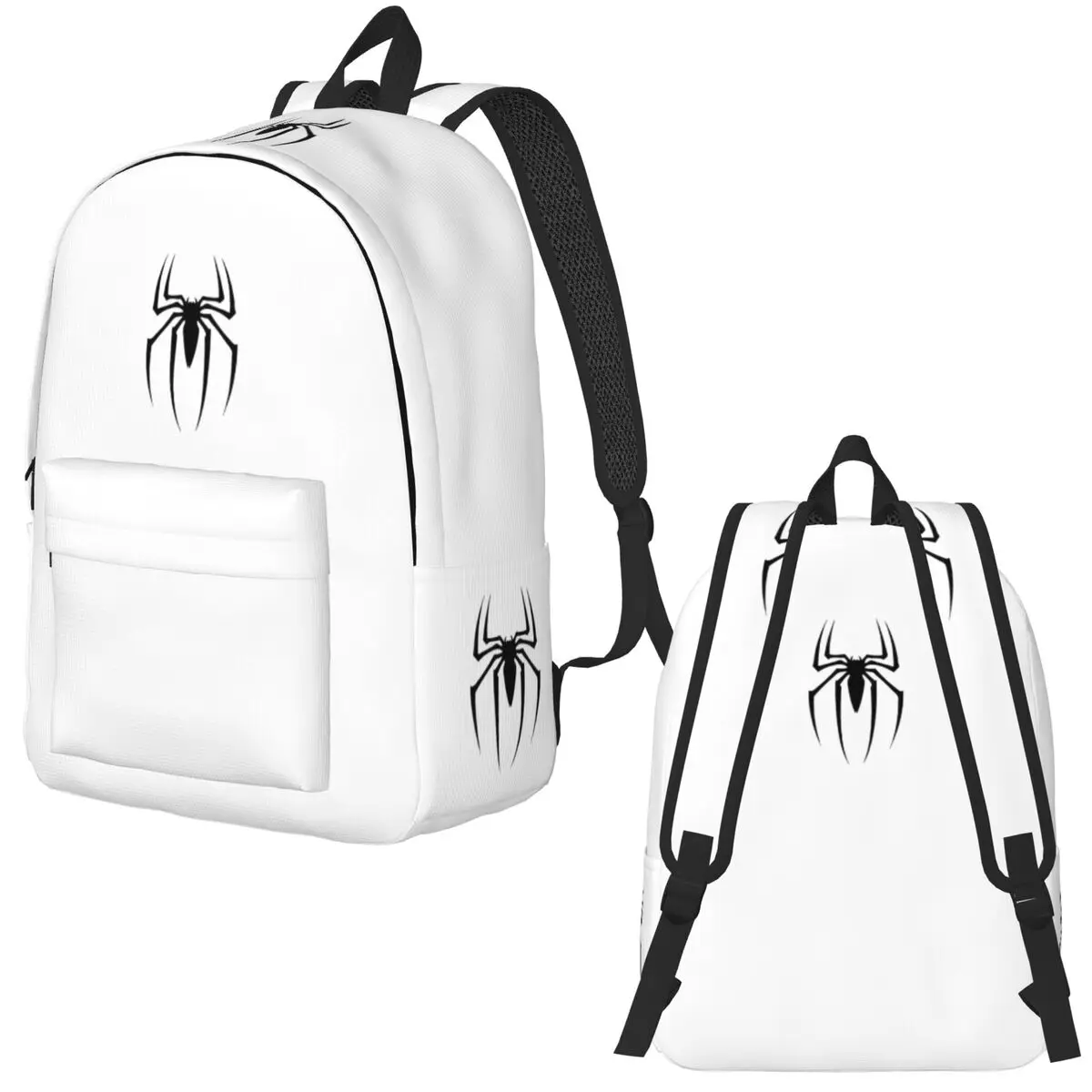 Spider Man Black Spider Backpack for Boy Girl Kids Student School Book Bags Daypack Preschool Kindergarten Bag Durable