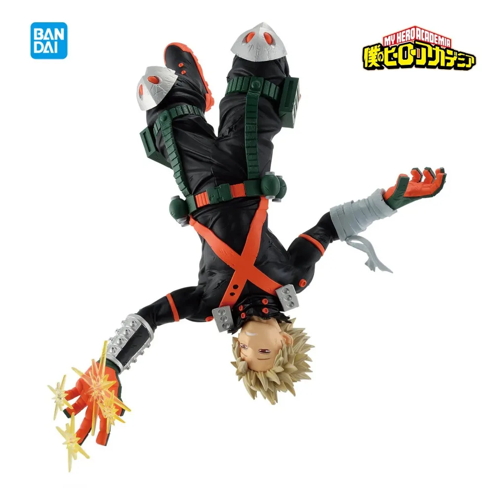 Em estoque bandai meu herói academia maximatic katuki bakugo 17cm pvc anime figura modelo brinquedos ornamento presentes colecionáveis