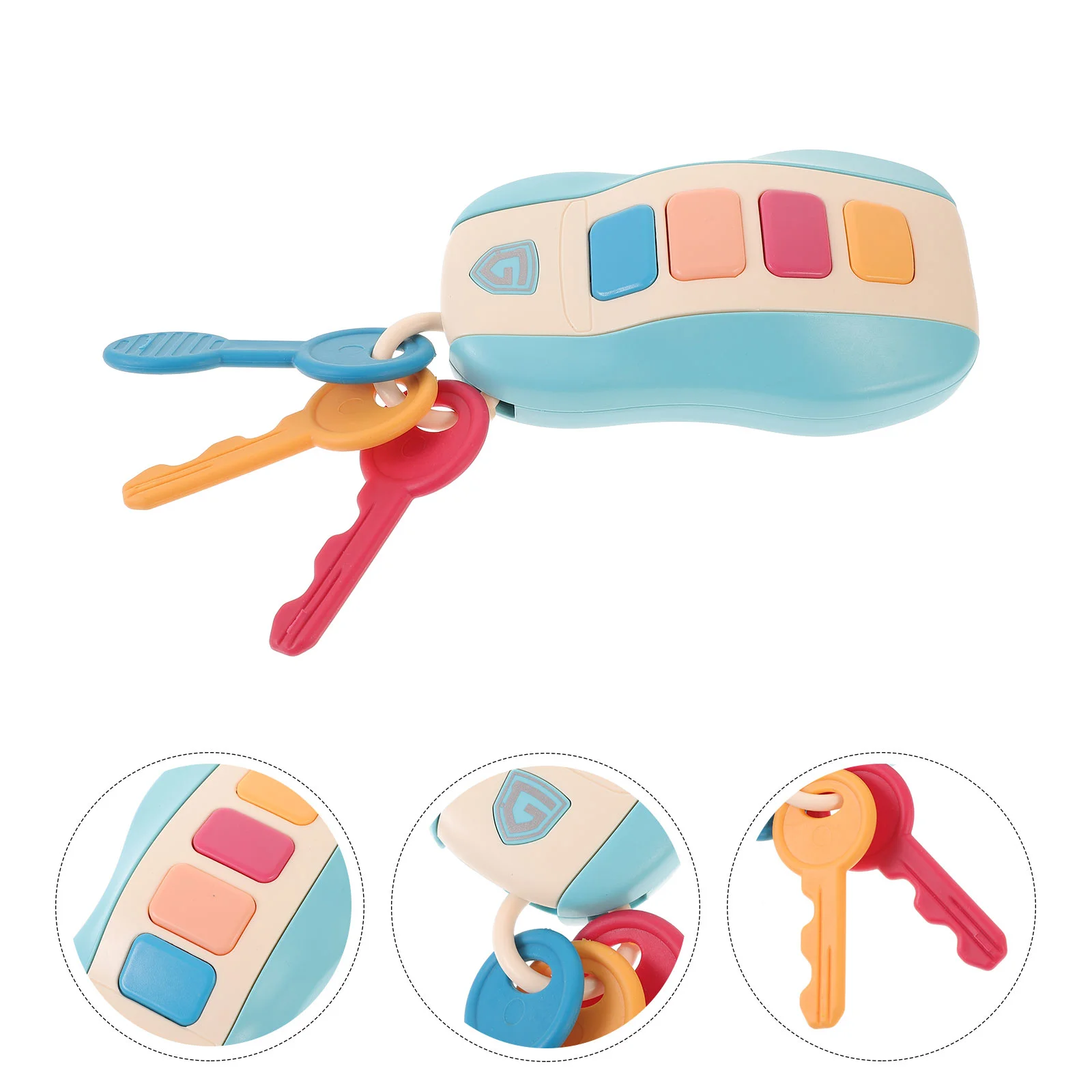 Simulation Car Remote Control Pretend Play Key Toy Baby Keys Early Educational Voices Plaything Funny Musical