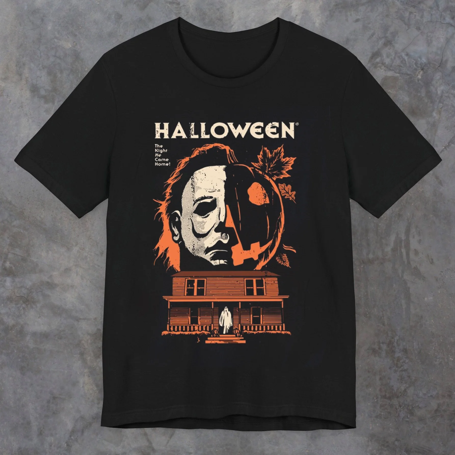 

Halloween Michael Myers t Shirt summer cotton Men's Women top tee Streetwear Loose Casual Trendy Oversized Retro Harajuku O-Neck