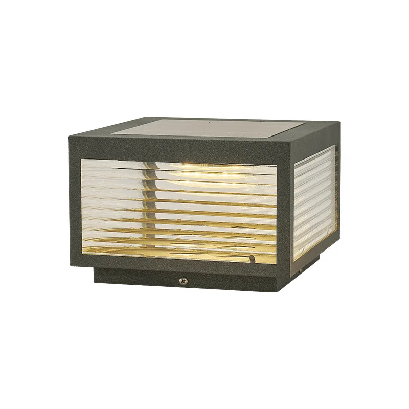 

Garden stigma lamp solar power connection dual-purpose villa outdoor pillar fence