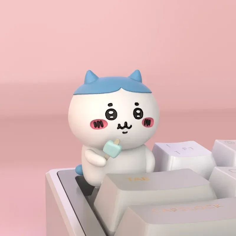 

Chiikawa Jiyikawa Little Eight Lions Sa Usach индивидуальная механическая клавиатура прозрачная крышка для клавиатуры украшение «сделай сам»