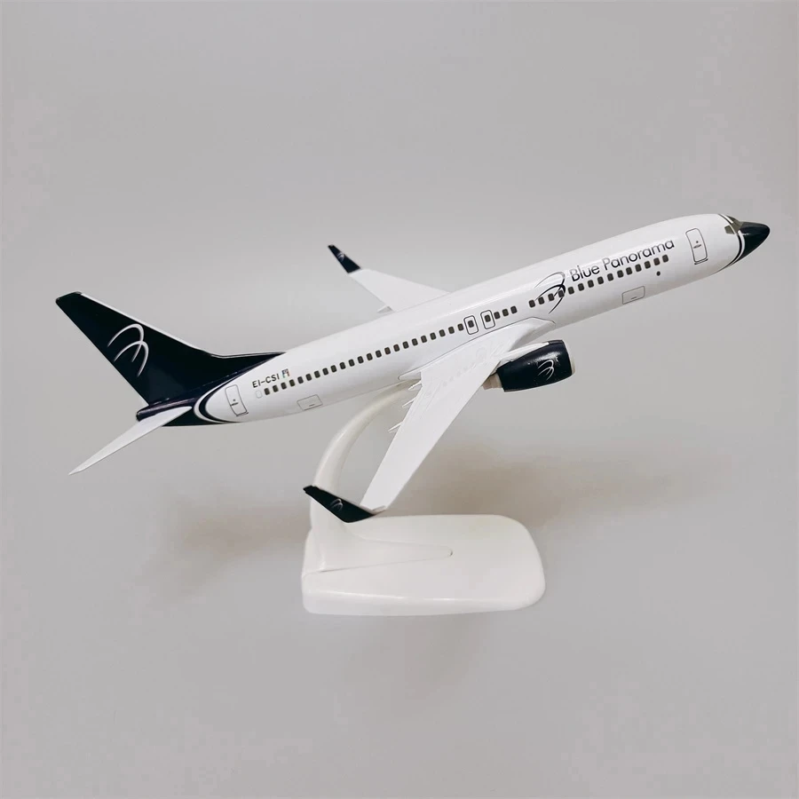 20cm Alloy Metal Italy Air Italian BLUE Panorama B737 Boeing 737 Airlines Airplane Model Diecast Air Plane Model Aircraft