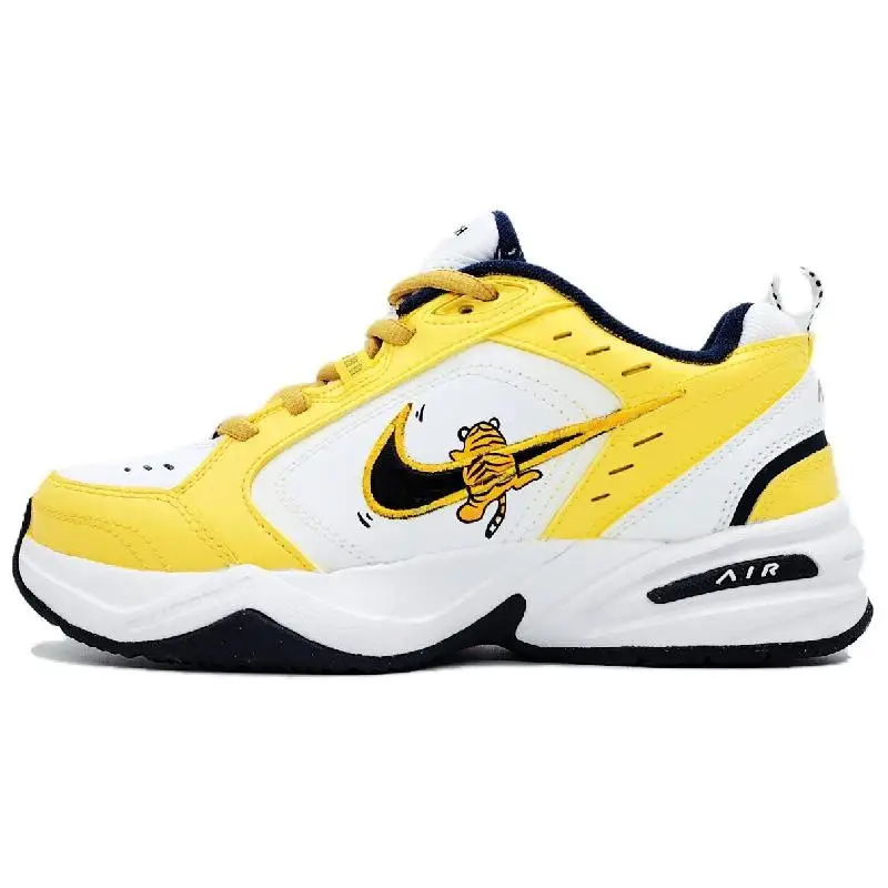 

【Настроить】Nike Air Monarch 4, массивные кроссовки унисекс, низкие черные/белые/желтые кроссовки 415445 -102