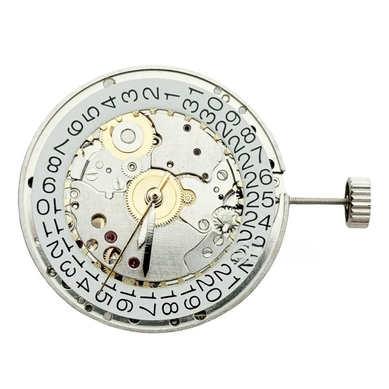 Mouvement de montre pour mouvement 5100A, mouvement de direction en perles, calendrier unique à trois broches, mouvement mécanique automatique