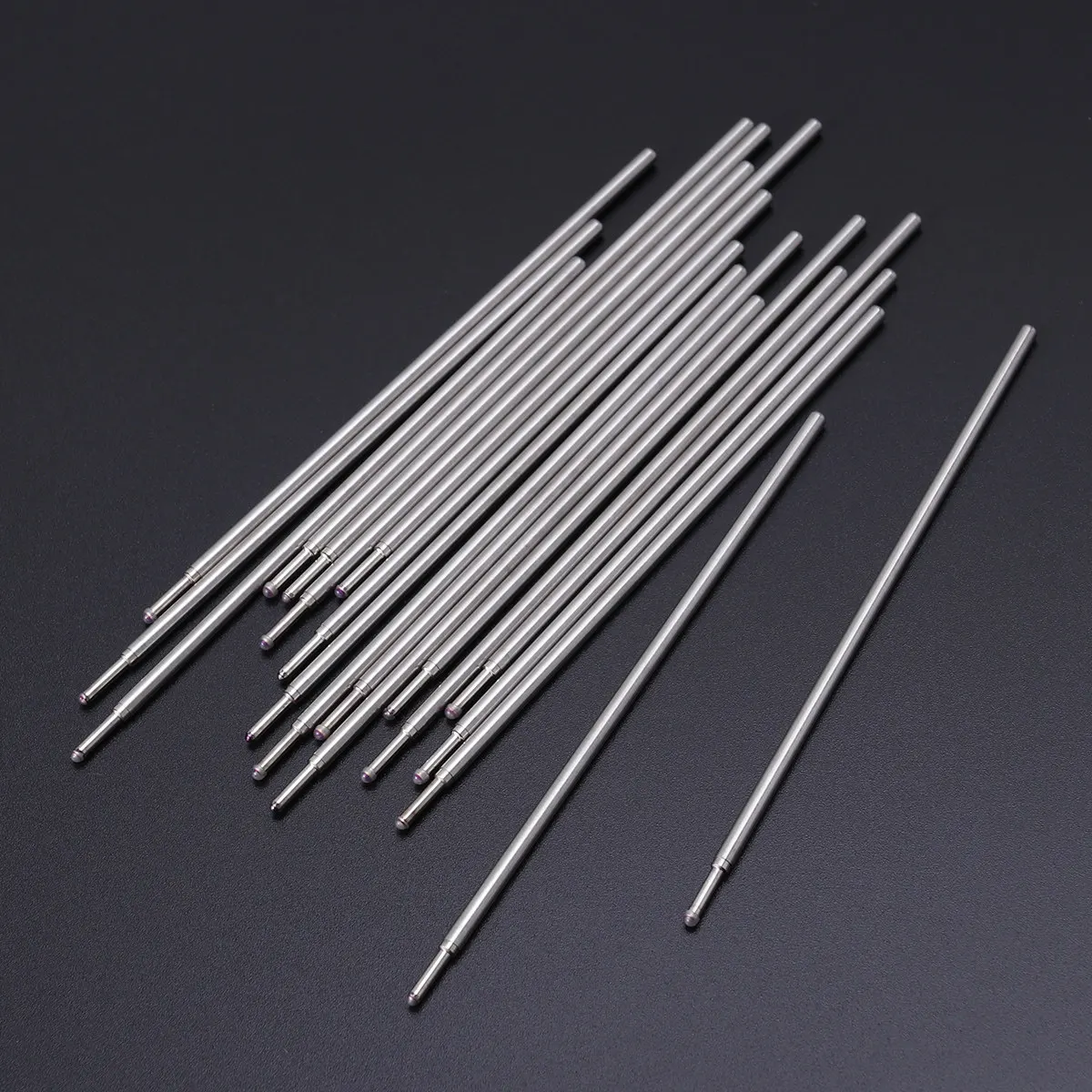 

20 шт. сменных насадок для тату-ручки с тонким наконечником, для точных и чистых линий при татуировке и пирсинге, черные