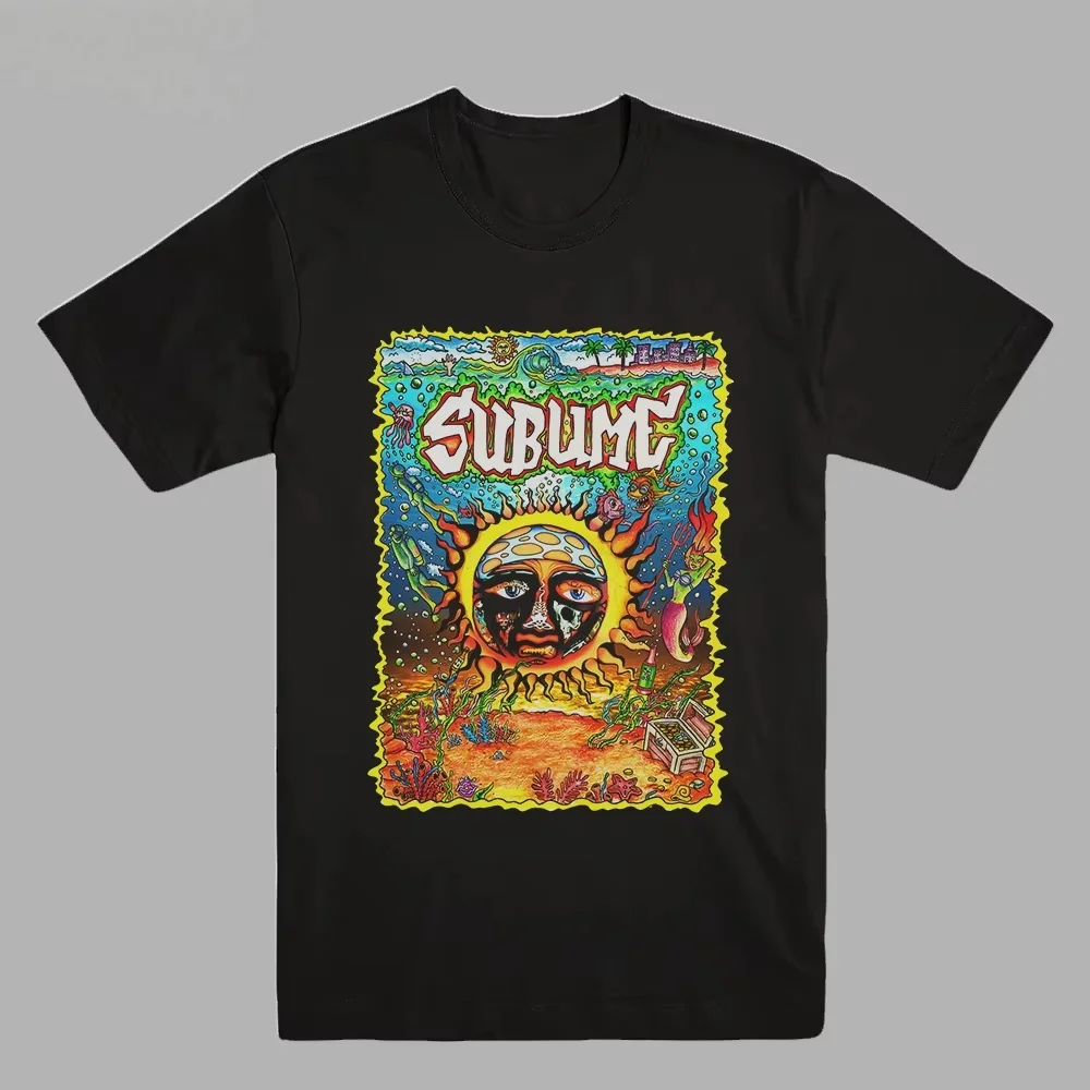 Camiseta SUBLIME de la banda SKA, estilo punk rock americano, hip hop, manga corta, 2026, cuello redondo de algodón para mujer, top de verano, nueva camiseta para hombre