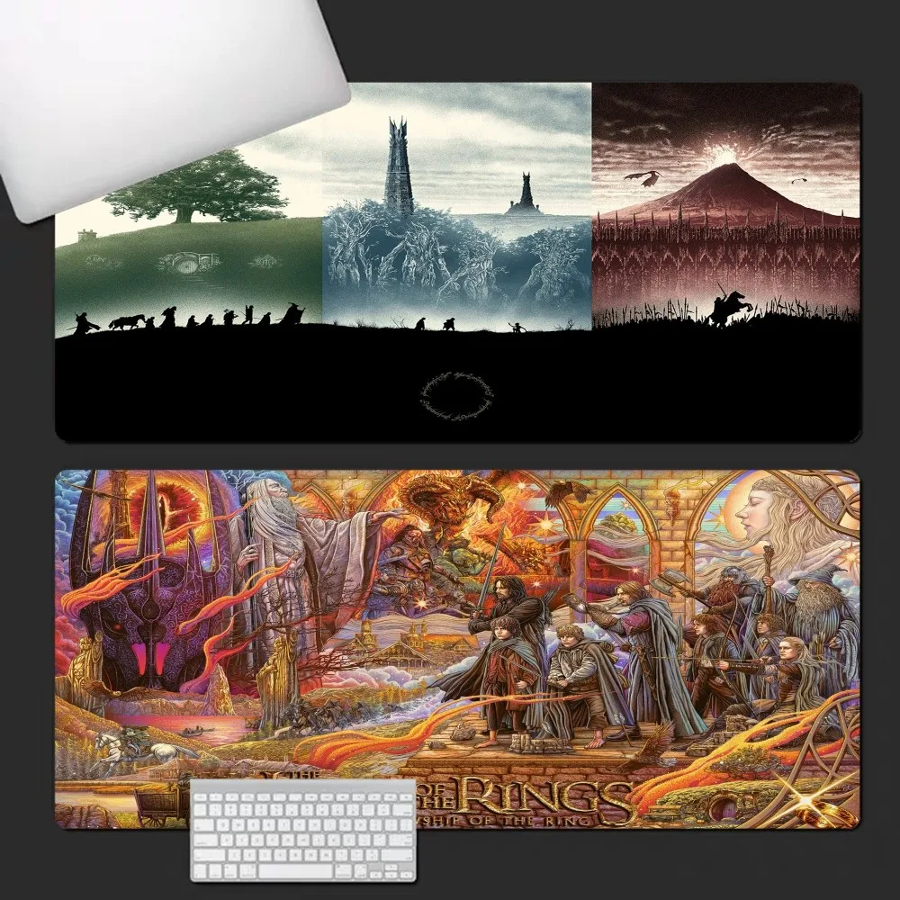 Lord-R-Rings-Movie New Gamer Speed Mice Retail Small Rubber Mousepad Size for Game Keyboard Pad