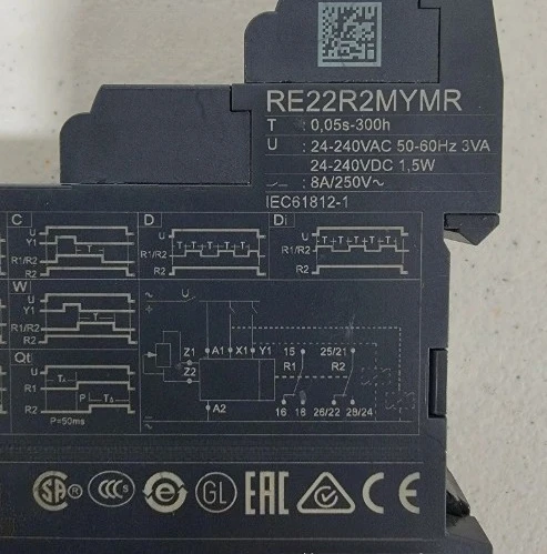 Brand New RE22R2MYMR Relay 24-240V AC/DC Expedited Shipping