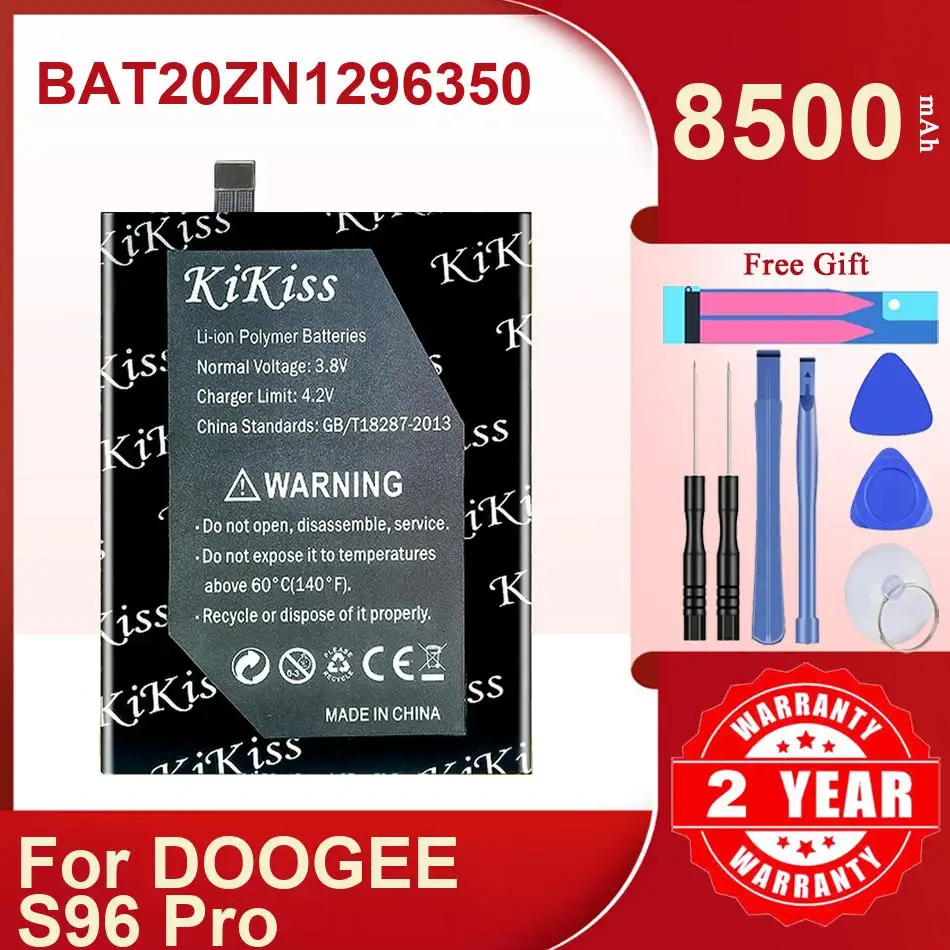 

Rechargeable Fast-Charging Mobile Phone Battery BAT20ZN1296350 For Doogee S96 Pro 8500Mah