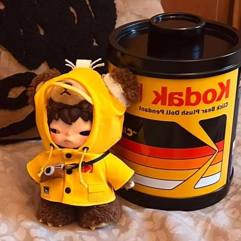 POP MART 100% Hirono Kodak Series Figurine d'action mystère - Modèle de collection mignon en boîte surprise pour cadeau d'anniversaire