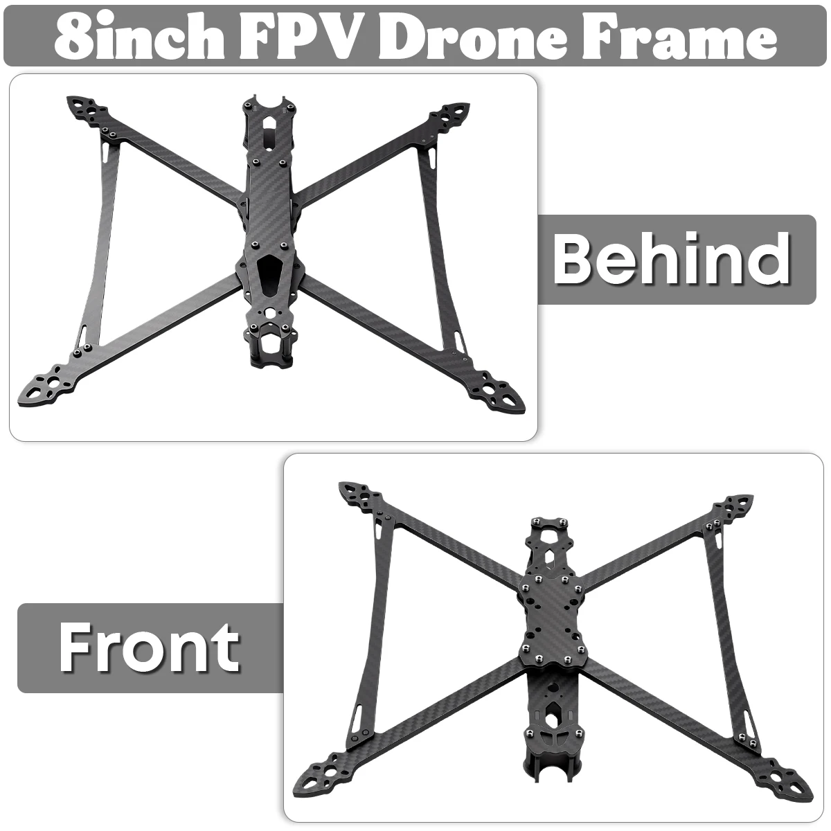 Mark4 V2 FPV-Drohnen-Rahmen-Kit 8 Zoll 10 Zoll Freestyle-Racing-Quadcopter DIY-Montage-Rahmenteile für FPV-Racing-Drohne – Detail 6