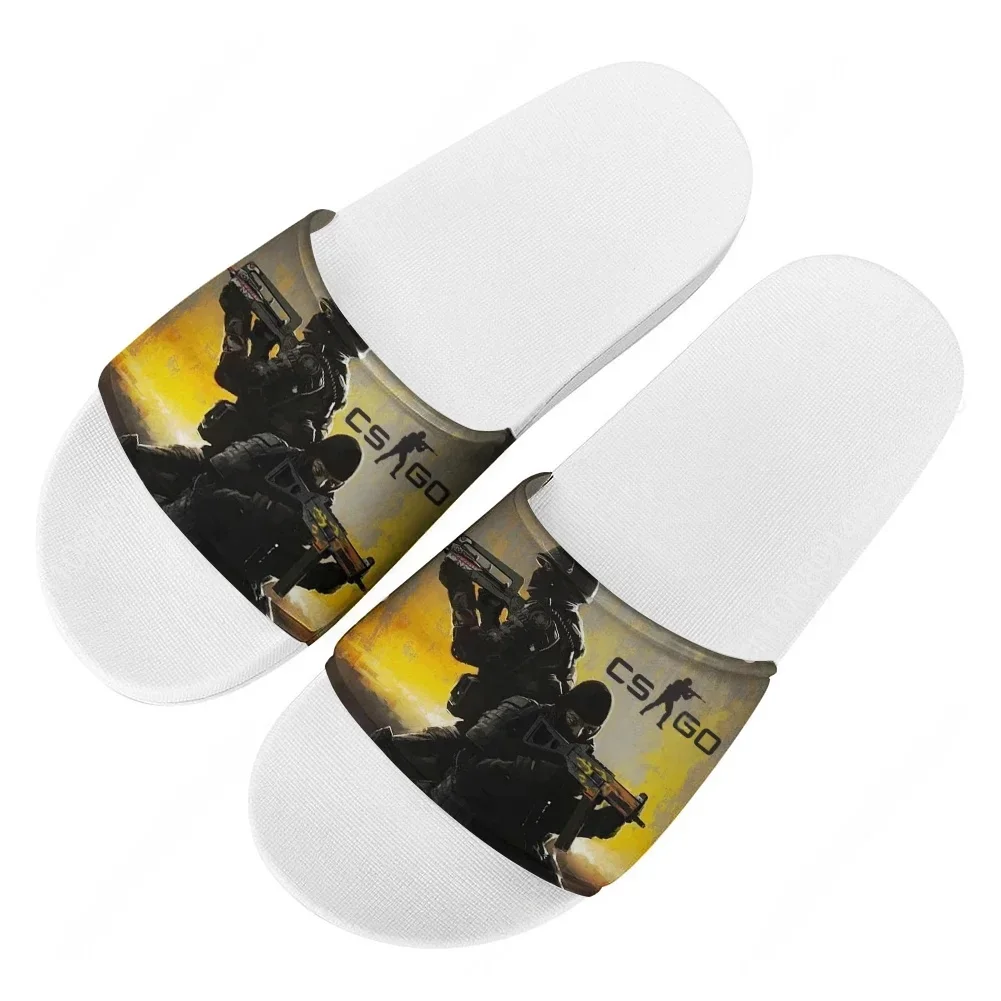 Counter Strike Global offensive Slippers Home Bathroom Sandals Water Shoes Men Women Teenagers Poor Sandal Custom Summer Slipper
