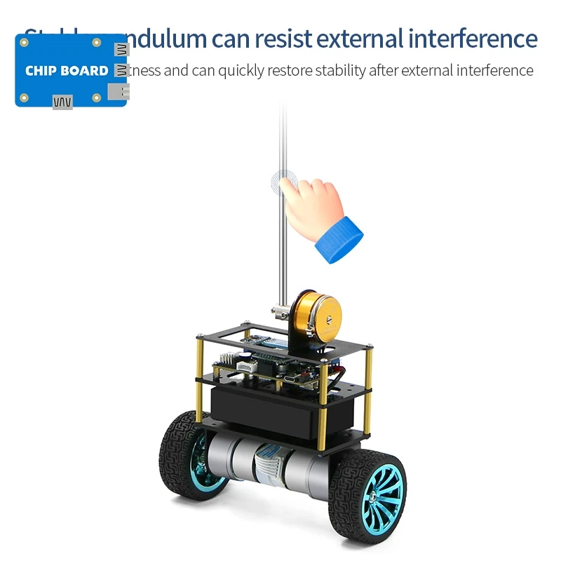 

WHEELTEC Second Order Balancing Robot B585 DP2 Inverted Pendulum Two Wheel Self Balancing LQR Control Intelligent Car STM32