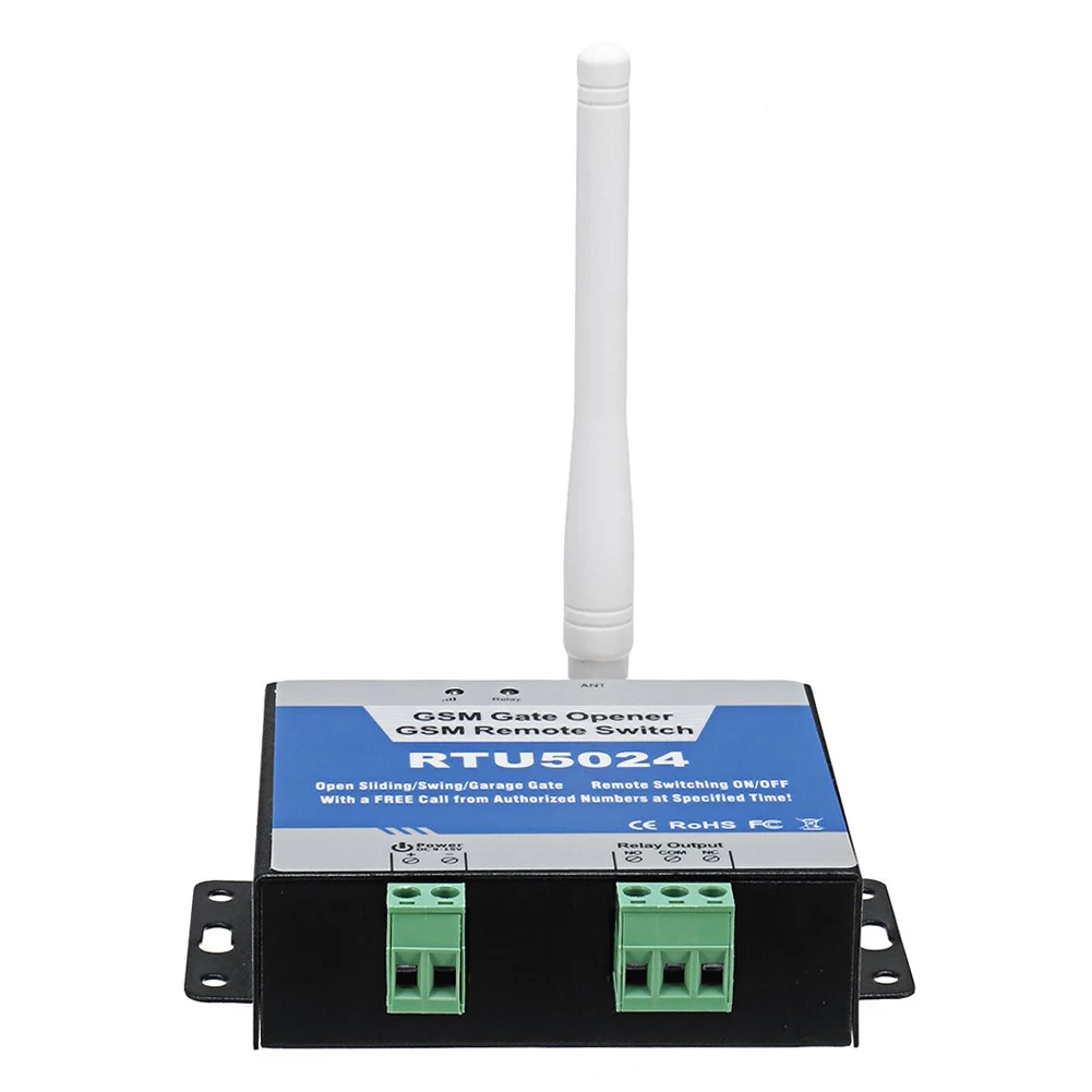 Imagem -02 - Interruptor de Acesso à Porta Remoto sem Fio Gsm Portão Abridor Chamada para Uso Doméstico Enfeites do Quarto Segurança Rtu5024