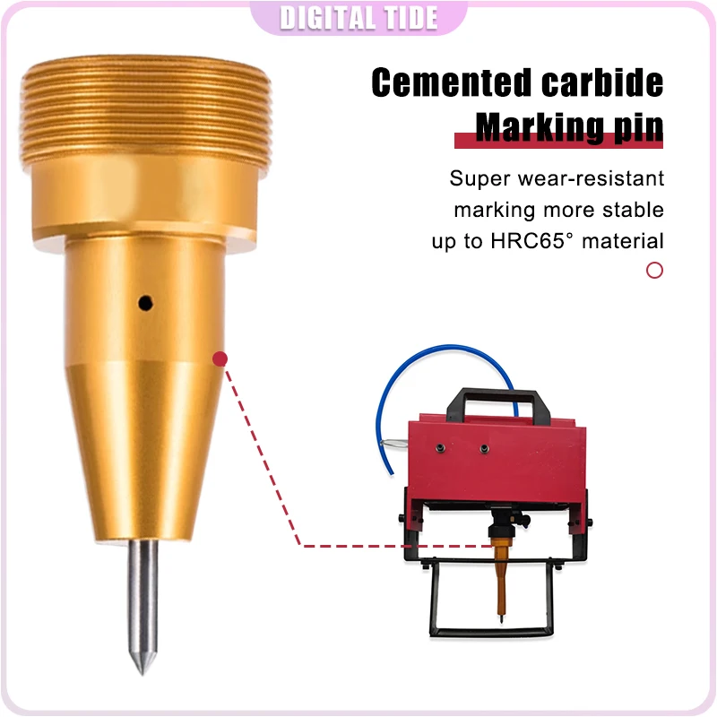 

Portable Metal Pneumatic Dot Peen Marking Machine For VIN Code(100*20mm) Frame Marking Machine chassis number 220V/110V