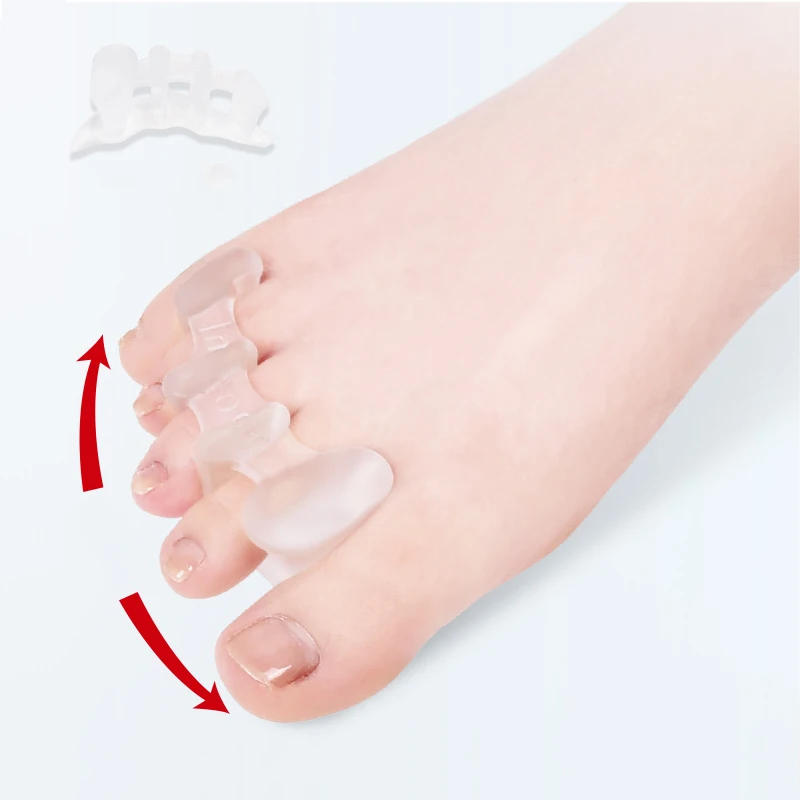 Silicone Toes Separator Bunion Bone Ectropion Adjuster Toes Outer Appliance Foot Care Tools Hallux Valgus Corrector