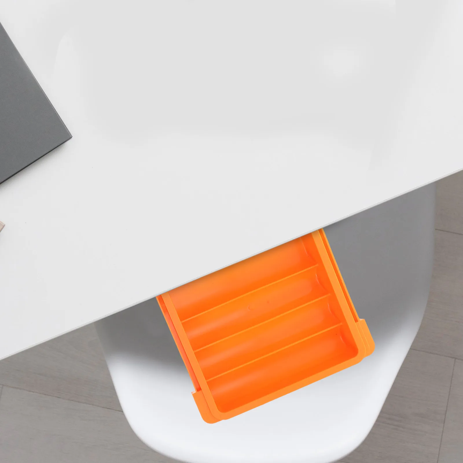 

Under Desk Drawer Storage Box Multi-Layer Large Capacity Organizer for Compact Workspace Office Sewing Tool Storage