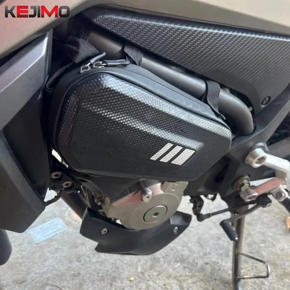 

Fit For Honda CBR CB CBR600RR CBR650R CB750 RR XADV750 Motorcycle Bumper Storage Bags Hard Waterproof Triangle Side Bag Parts