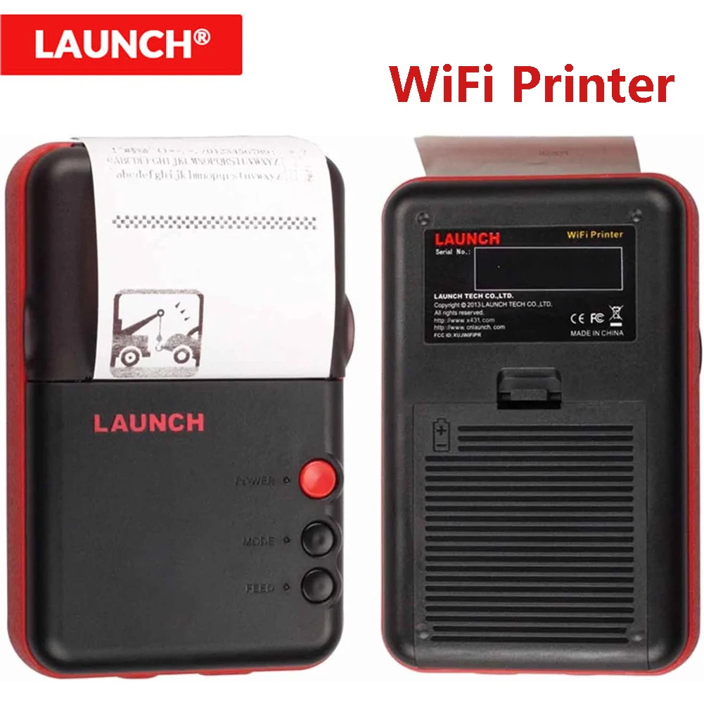 Launch Original WiFi Mini Printer Print Record Works For X431/ X431 V/ X431 V+/ Pro3s+/ PRO5/ PAD VII/ IMMO Plus/ IMMO Elite