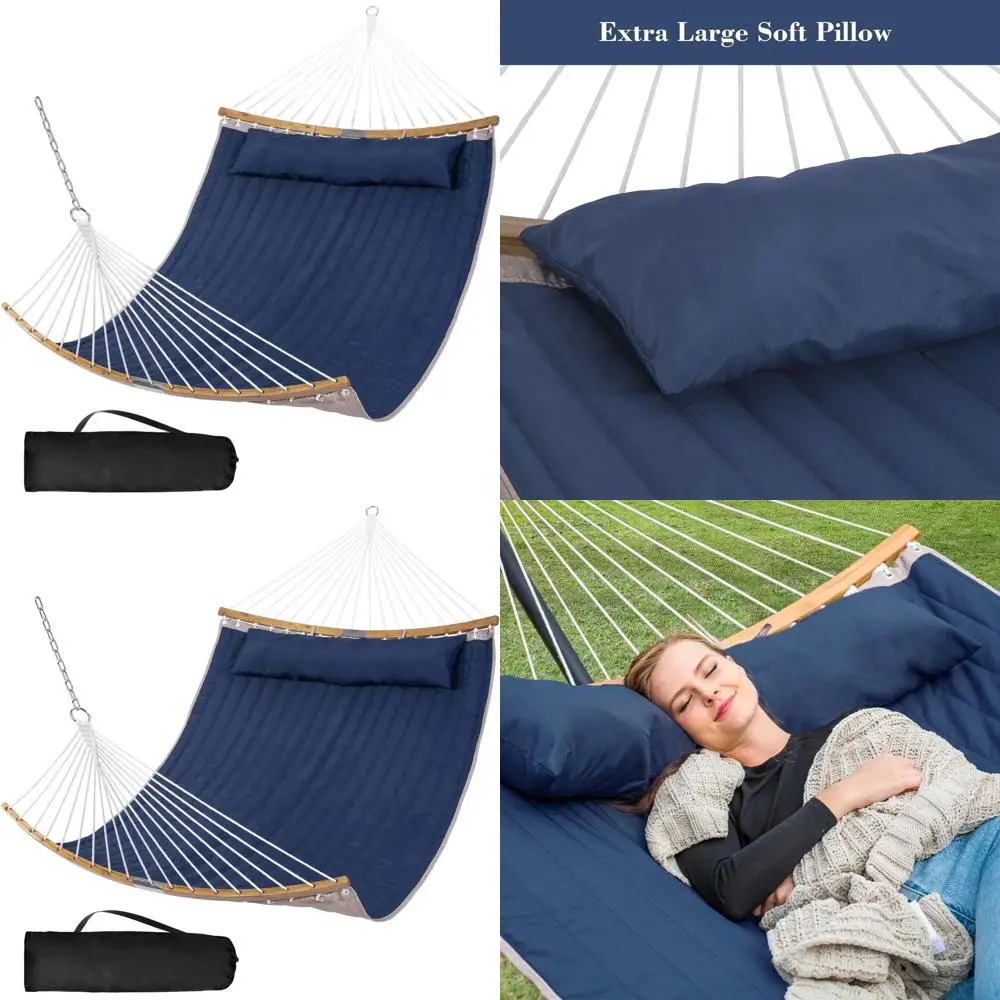 

Outdoor Navy Blue Large Hammock for Trees or Stands, Replacement Hammock