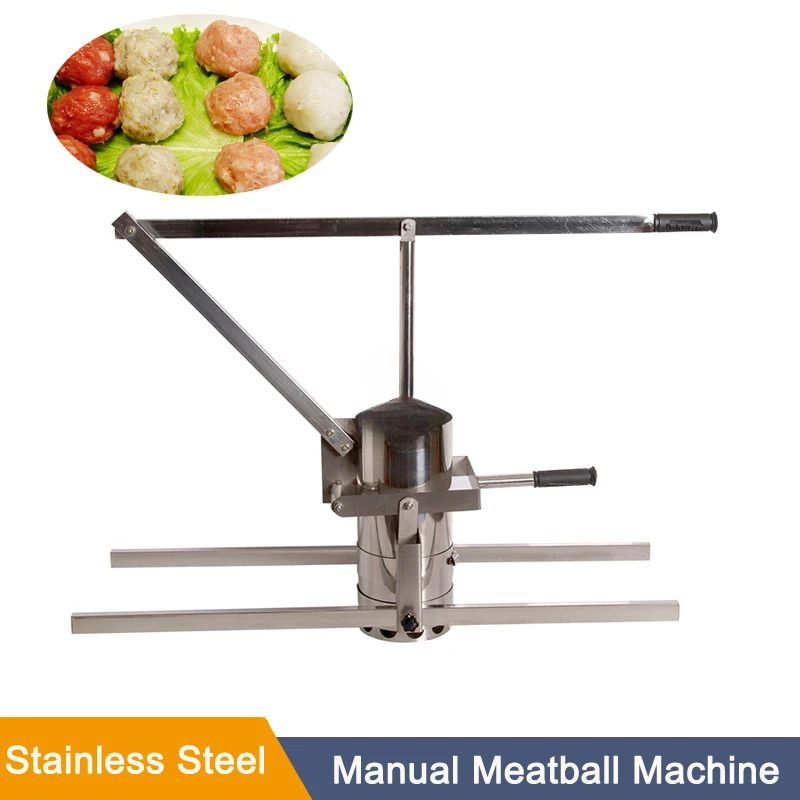 FOR New Type Manual Meatball Machine Stainless Steel Meat Ball MakerShrimp Ball Fish Ball Maker  Meatball Forming Machine